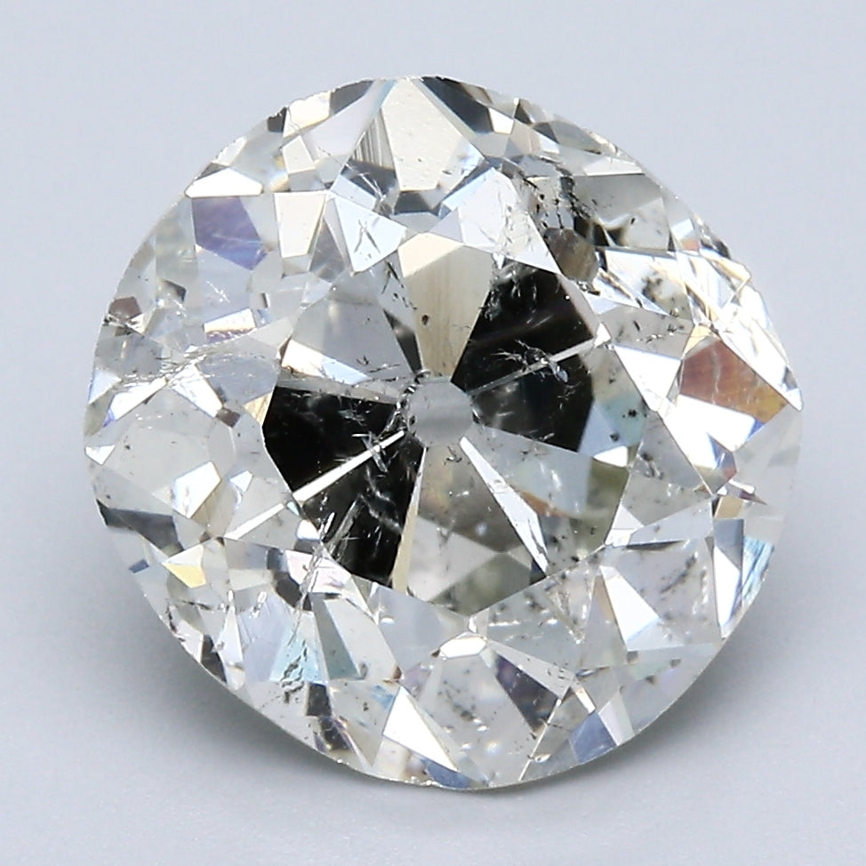 5.65 Carat Old Miner Cut Vintage Natural Mined Diamond K Color I1 Clarity With GIA Certificate, natural diamonds, precious stones, engagement diamonds
