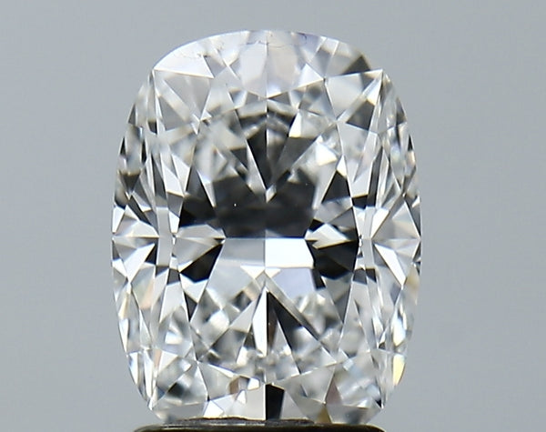 Lab-Grown 2.13 Carat Cushion Brilliant Diamond color E Clarity VVS2, precious stones, engagement diamonds