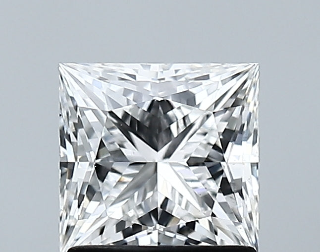 Lab-Grown 1.34 Carat Princess Cut Diamond color E Clarity VS2 With GIA Certificate, precious stones, engagement diamonds