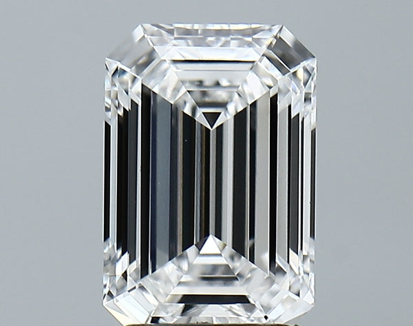 Lab-Grown 2.58 Carat Emerald Cut Diamond color D Clarity VVS1 With GIA Certificate, precious stones, engagement diamonds