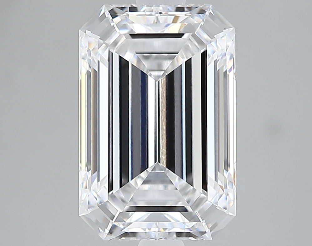 Lab-Grown 2.61 Carat Emerald Cut Diamond color E Clarity VVS2 With GIA Certificate, precious stones, engagement diamonds