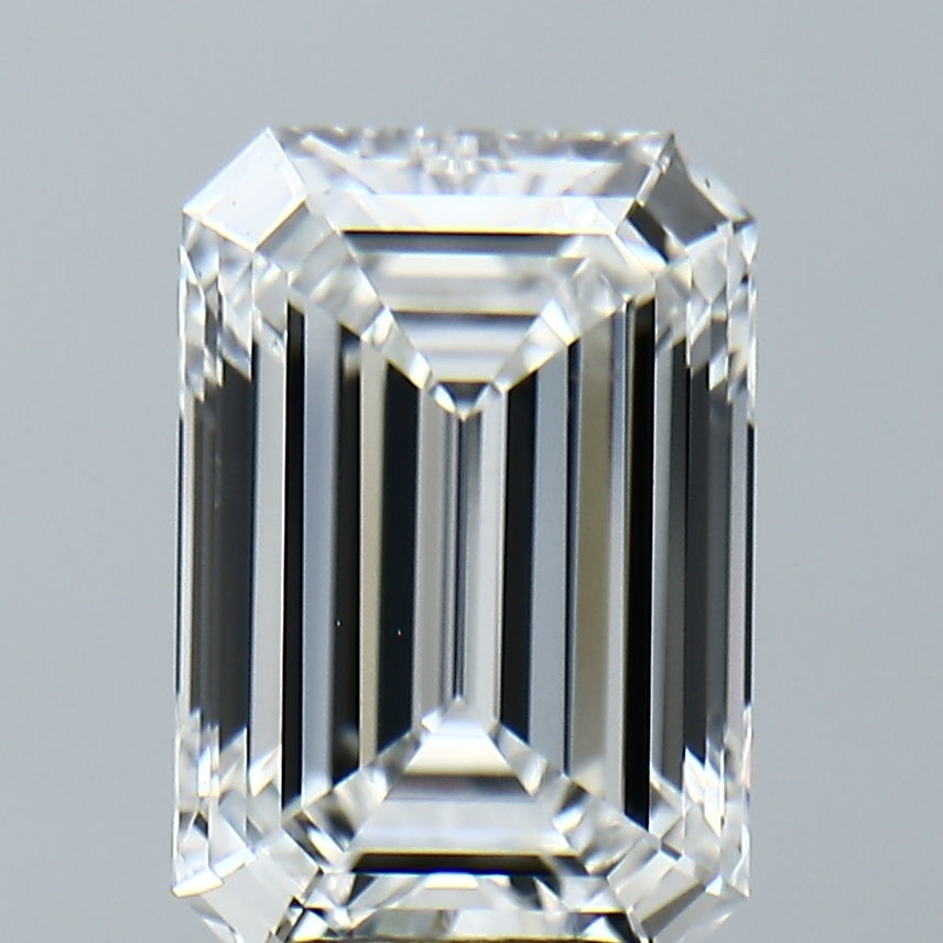 Lab-Grown 4.36 Carat Emerald Cut Diamond color E Clarity VVS2, precious stones, engagement diamonds
