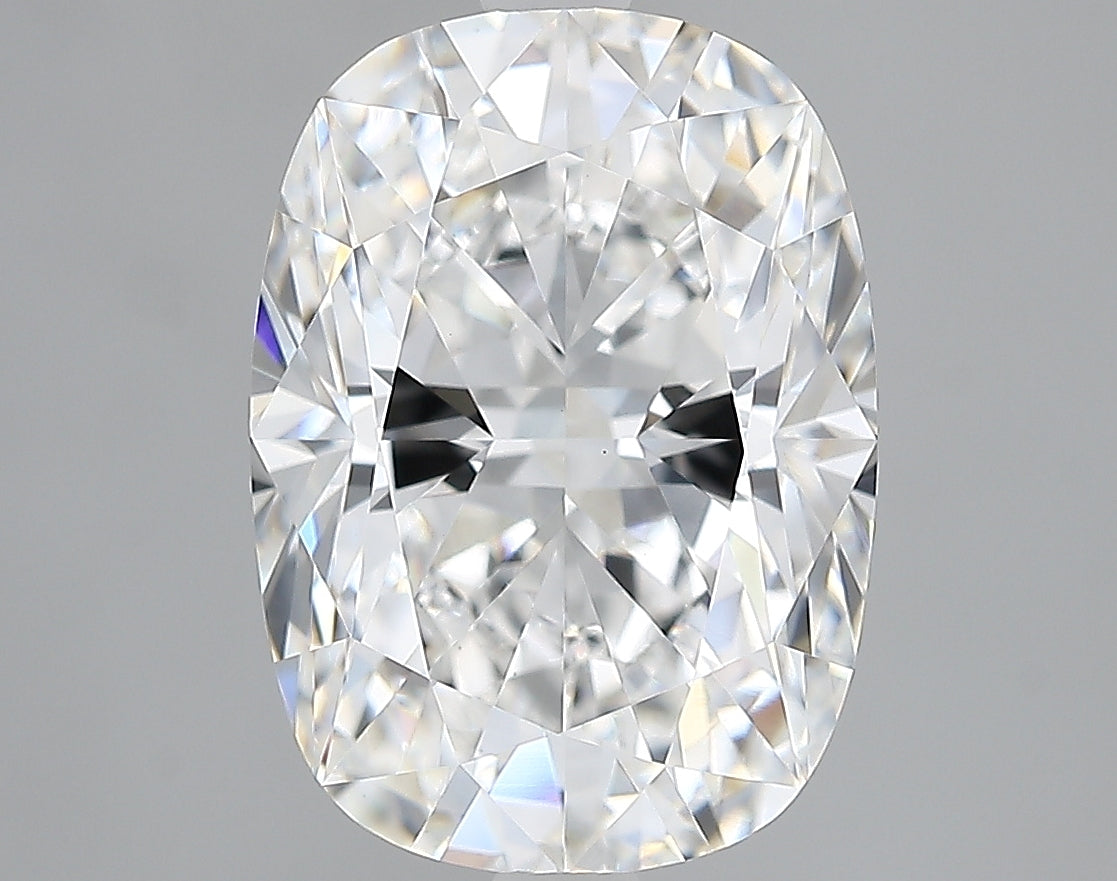 Lab-Grown 3.37 Carat Cushion Brilliant Diamond color D Clarity VS1, precious stones, engagement diamonds
