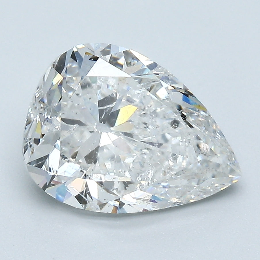 3.01 Carat Pear Shape Natural Mined Diamond F Color I1 Clarity With GIA Certificate, natural diamonds, precious stones, engagement diamonds
