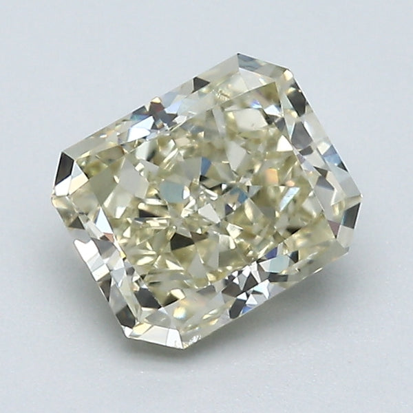 1.32 Carat Radiant Cut Natural Mined Diamond Fancy Light Brownish Yellow Color VS2 Clarity With GIA Certificate, natural diamonds, precious stones, engagement diamonds