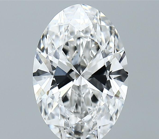 Lab-Grown 2.73 Carat Oval Shape Diamond color D Clarity VVS2 With GIA Certificate, precious stones, engagement diamonds
