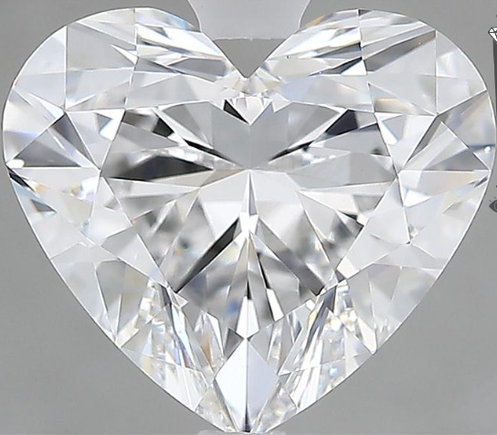 Lab-Grown 2.67 Carat Heart Shape Diamond color E Clarity VVS2 With GIA Certificate, precious stones, engagement diamonds