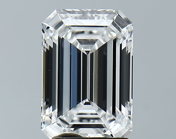 Lab-Grown 2.66 Carat Emerald Cut Diamond color D Clarity VVS2 With GIA Certificate, precious stones, engagement diamonds