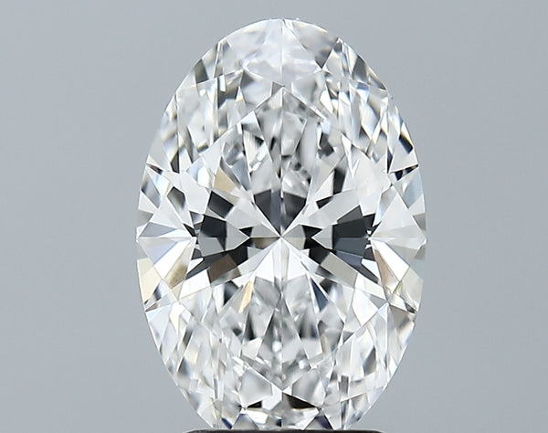 Lab-Grown 2.56 Carat Oval Shape Diamond color E Clarity VVS2 With GIA Certificate, precious stones, engagement diamonds