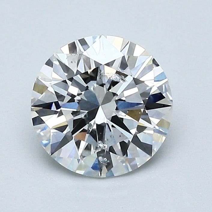 1.06 Carat Round Brilliant Diamond color E Clarity I1, natural diamonds, precious stones, engagement diamonds