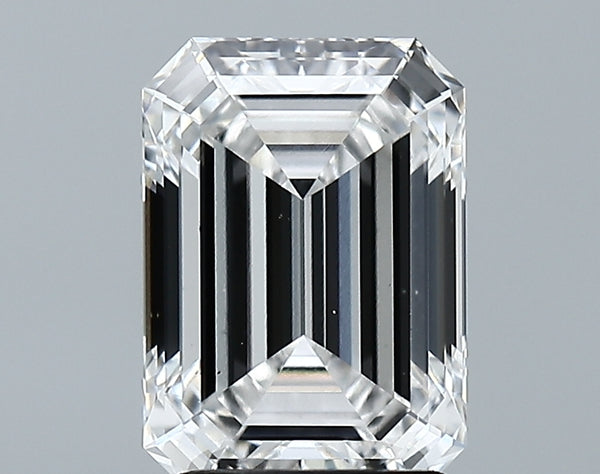 Lab-Grown 2.74 Carat Emerald Cut Diamond color E Clarity VS1 With GIA Certificate, precious stones, engagement diamonds