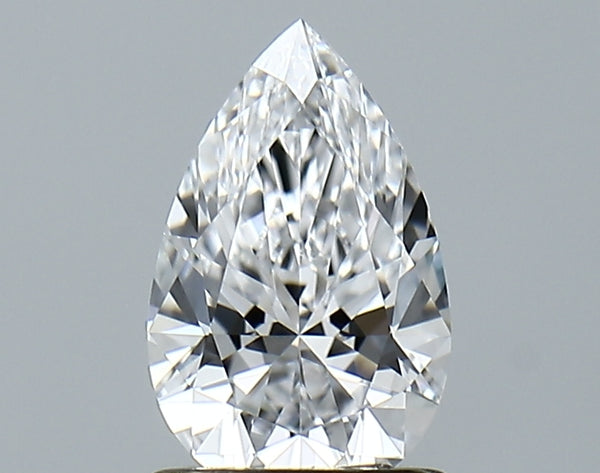Lab-Grown 1.06 Carat Pear Shape Diamond color D Clarity IF, precious stones, engagement diamonds