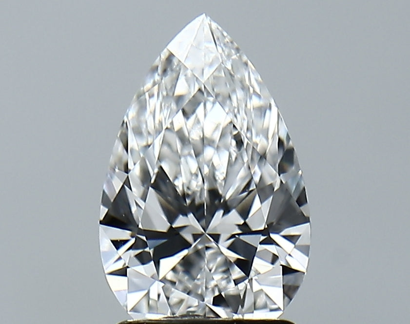 Lab-Grown 1.51 Carat Pear Shape Diamond color D Clarity VVS2, precious stones, engagement diamonds