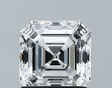 Lab-Grown 1.36 Carat Asscher Cut Diamond color D Clarity VVS1 With GIA Certificate, precious stones, engagement diamonds