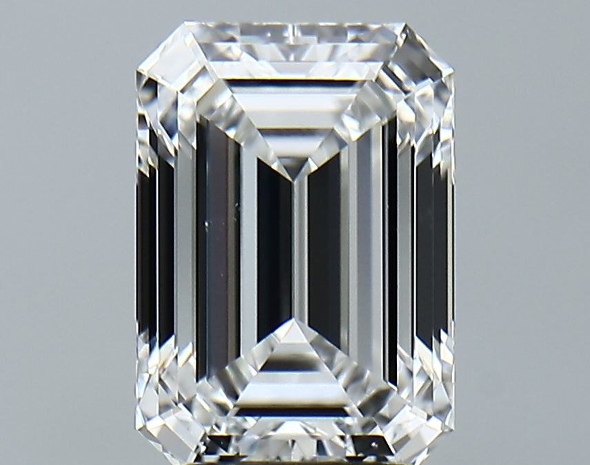 Lab-Grown 2.96 Carat Emerald Cut Diamond color E Clarity VVS1, precious stones, engagement diamonds