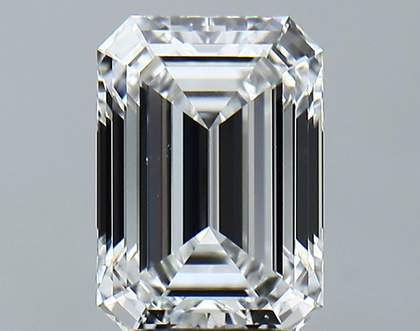 Lab-Grown 2.96 Carat Emerald Cut Diamond color E Clarity VVS1, precious stones, engagement diamonds