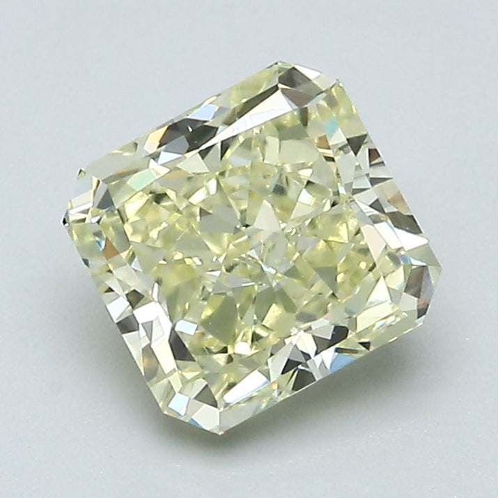 1.58 Carat Radiant Cut Natural Mined Diamond Fancy Light  Yellow Color VVS2 Clarity With GIA Certificate, natural diamonds, precious stones, engagement diamonds