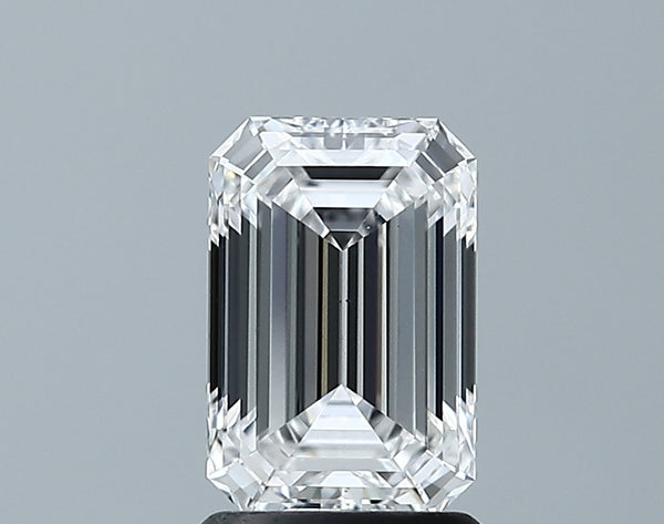 Lab-Grown 1.58 Carat Emerald Cut Diamond color D Clarity VS1 With GIA Certificate, precious stones, engagement diamonds