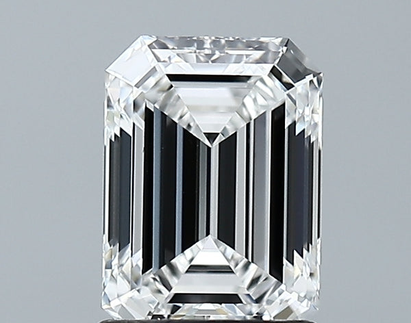 Lab-Grown 1.54 Carat Emerald Cut Diamond color E Clarity VVS2 With GIA Certificate, precious stones, engagement diamonds