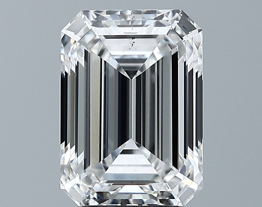 Lab-Grown 2.90 Carat Emerald Cut Diamond color D Clarity VS2 With GIA Certificate, precious stones, engagement diamonds