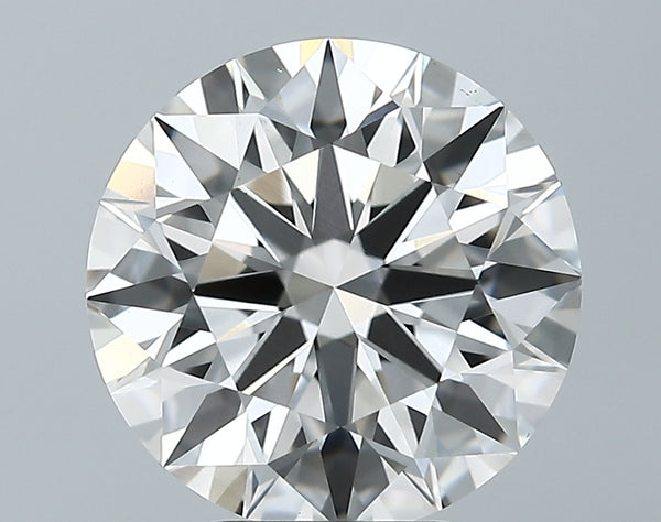 Lab-Grown 4.55 Carat Round Brilliant Diamond color F Clarity VS1 With GIA Certificate, precious stones, engagement diamonds