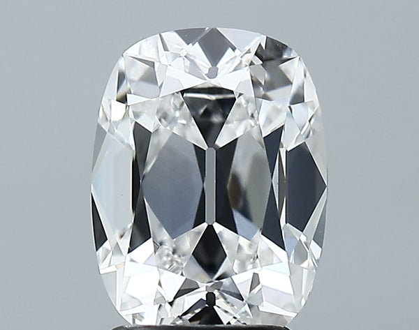 Lab-Grown 2.57 Carat Antique Cushion Cut Diamond color D Clarity VS1 With GIA Certificate, precious stones, engagement diamonds