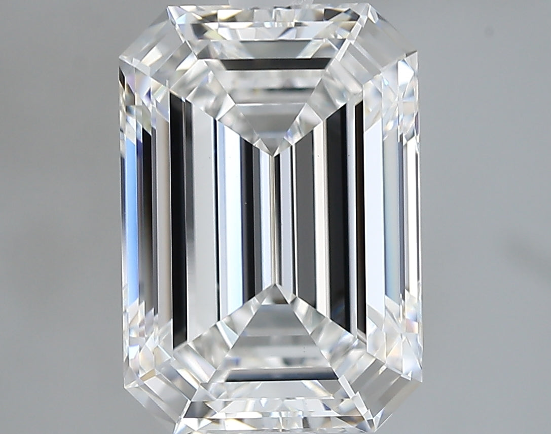 Lab-Grown 3.57 Carat Emerald Cut Diamond color E Clarity VS1, precious stones, engagement diamonds