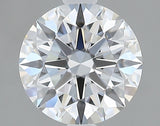 Lab-Grown 1.55 Carat Round Brilliant Diamond color D Clarity VVS1, precious stones, engagement diamonds