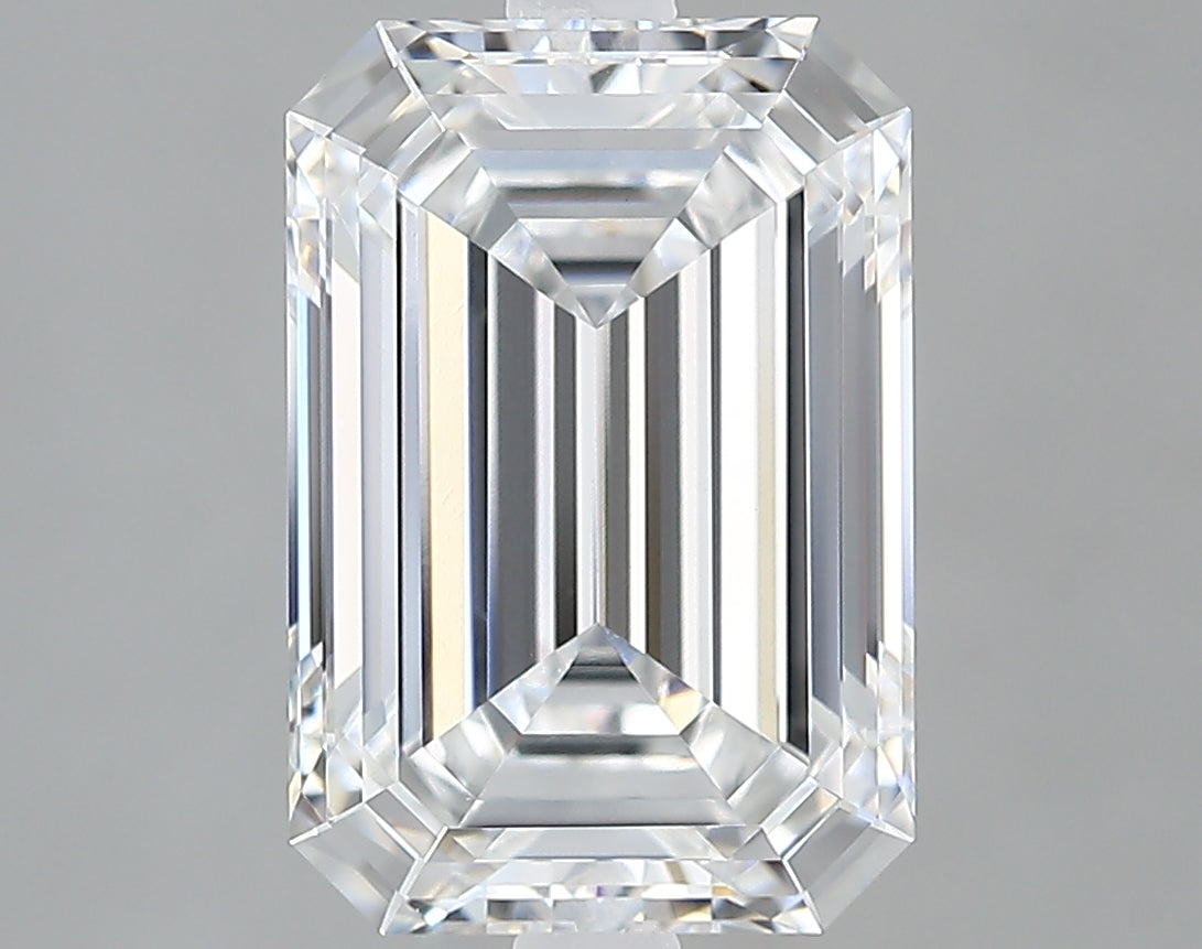 Lab-Grown 3.20 Carat Emerald Cut Diamond color E Clarity VS1 With GIA Certificate, precious stones, engagement diamonds
