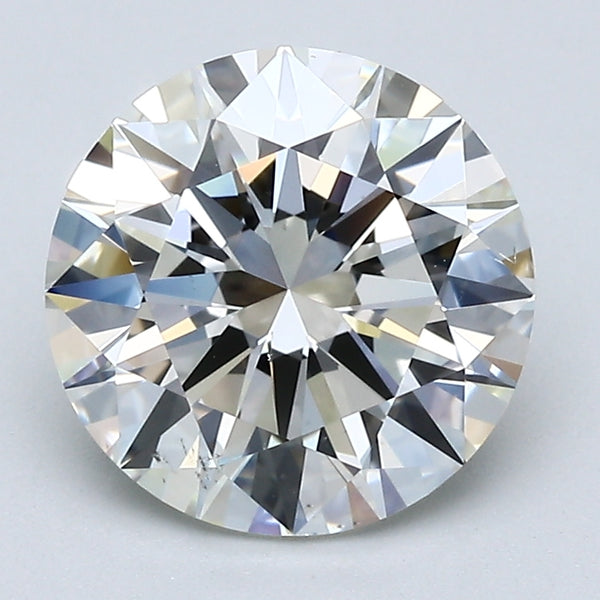 2.62 Carat Round Brilliant Natural Mined Diamond J Color SI1 Clarity With GIA Certificate, natural diamonds, precious stones, engagement diamonds