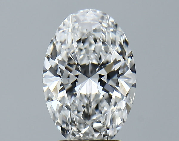 Lab-Grown 2.71 Carat Oval Shape Diamond color E Clarity VVS2 With GIA Certificate, precious stones, engagement diamonds