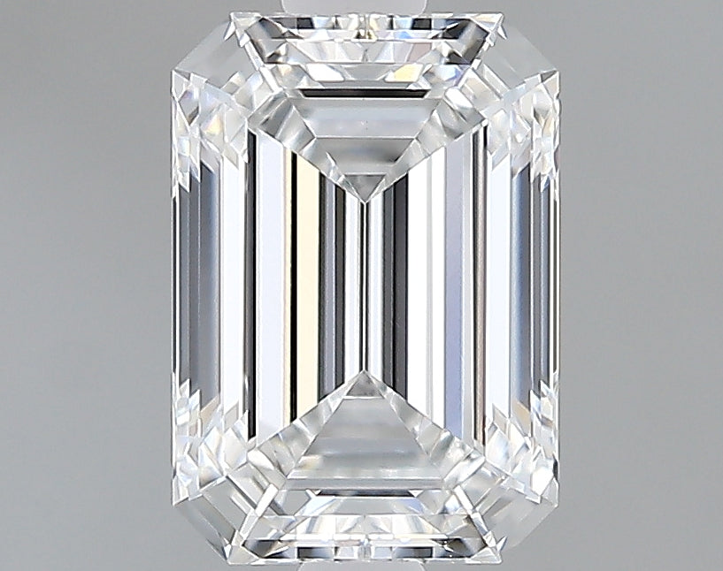 Lab-Grown 1.53 Carat Emerald Cut Diamond color D Clarity VVS2, precious stones, engagement diamonds
