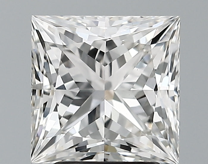 Lab-Grown 2.67 Carat Princess Cut Diamond color H Clarity VVS2 With GIA Certificate, precious stones, engagement diamonds