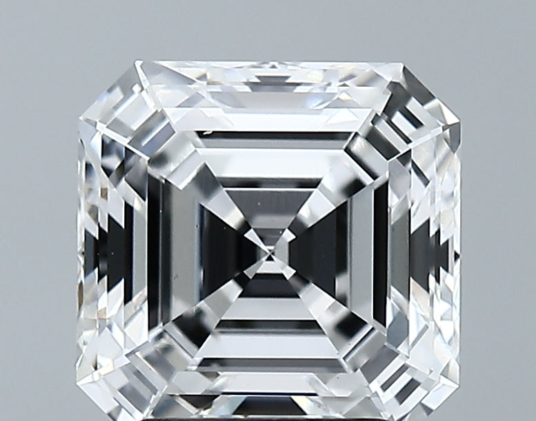 Lab-Grown 3.10 Carat Asscher Cut Diamond color D Clarity VS1 With GIA Certificate, precious stones, engagement diamonds
