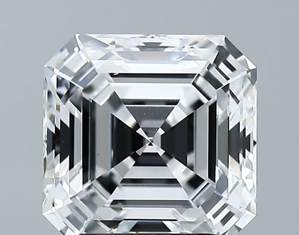 Lab-Grown 3.10 Carat Asscher Cut Diamond color D Clarity VS1 With GIA Certificate, precious stones, engagement diamonds