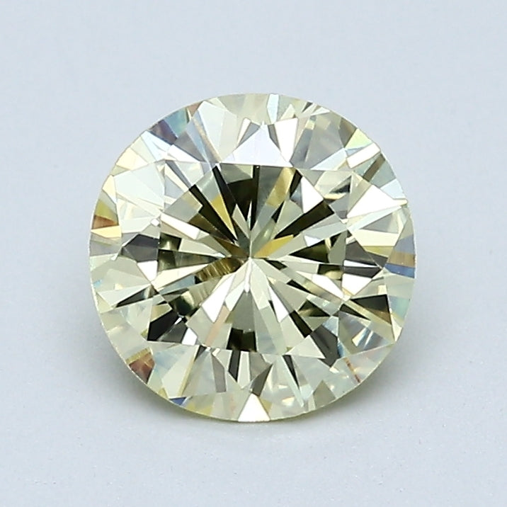 1.22 Carat Round Brilliant Diamond GIA Certified FANCY LIGHT YELLOW-VVS2 Natural , natural diamonds, precious stones, engagement diamonds