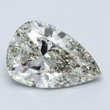 4.16 Carat Pear Shape Diamond color J Clarity I1, natural diamonds, precious stones, engagement diamonds