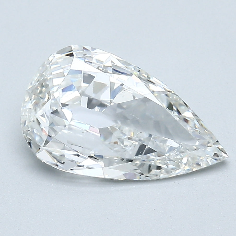 1.63 Carat Pear Shape Natural Mined Diamond G Color SI1 Clarity With GIA Certificate, natural diamonds, precious stones, engagement diamonds