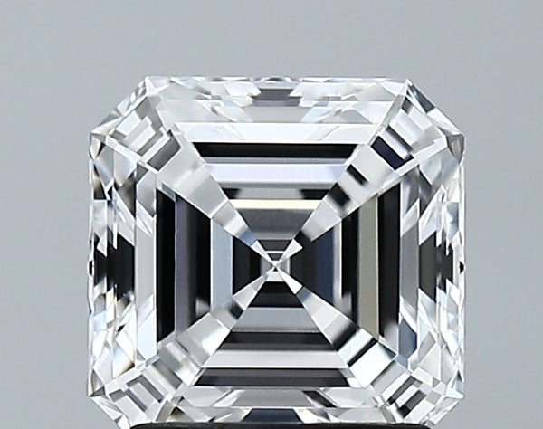Lab-Grown 1.88 Carat Asscher Cut Diamond color D Clarity VVS1 With GIA Certificate, precious stones, engagement diamonds