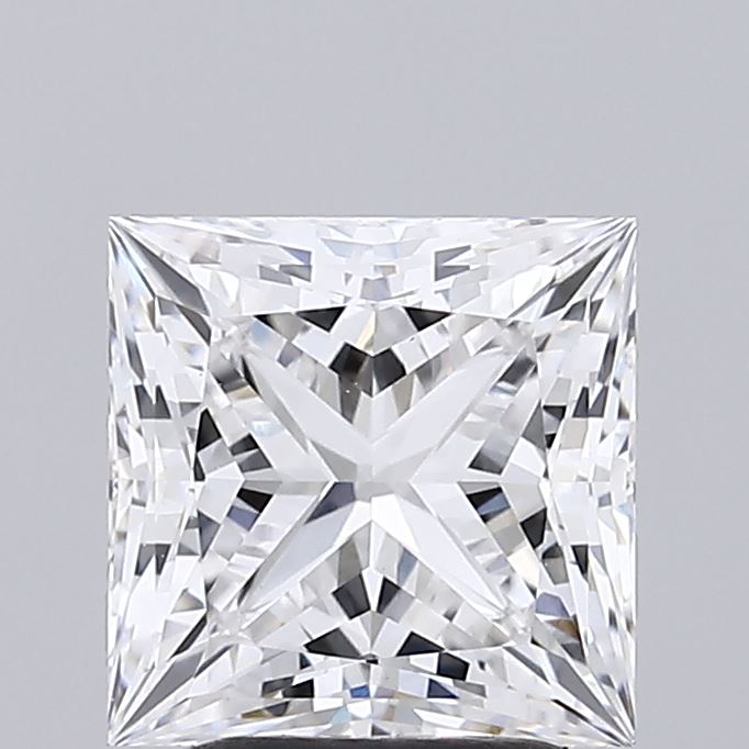 Lab-Grown 1.91 Carat Princess Cut Diamond color E Clarity VS1 With GIA Certificate, precious stones, engagement diamonds