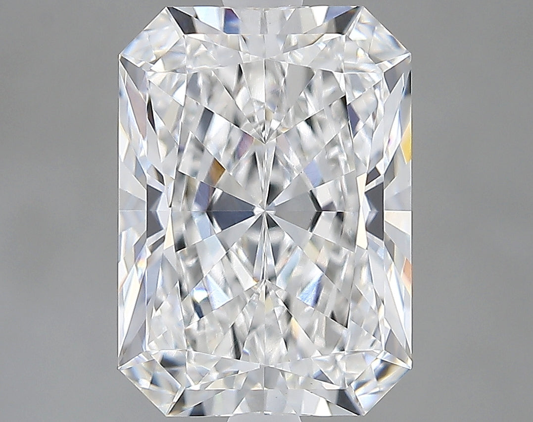 Lab-Grown 3.45 Carat Radiant Cut Diamond color E Clarity VVS2 With GIA Certificate, precious stones, engagement diamonds