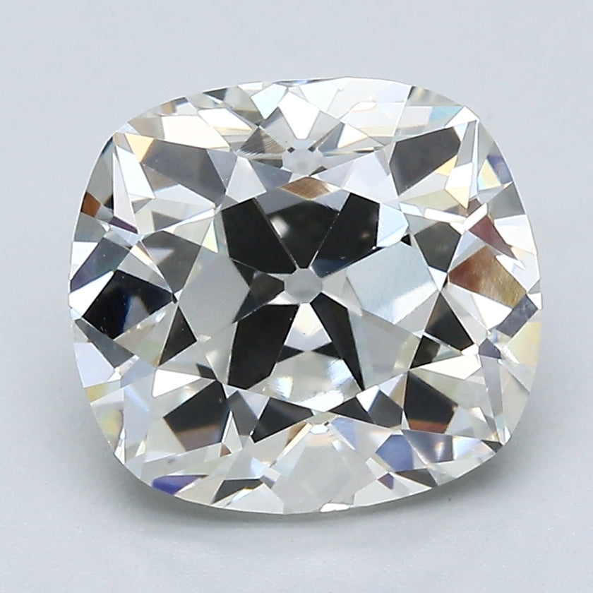 GIA Certified Untreated Natural 3.5 Ct Old Miner Cut Diamond H-VS1, natural diamonds, precious stones, engagement diamonds