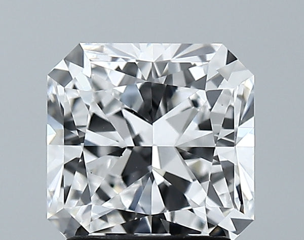 Lab-Grown 2.01 Carat Square Radiant Cut Diamond color D Clarity VS2 With GIA Certificate, precious stones, engagement diamonds