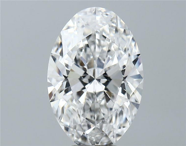 Lab-Grown 5.21 Carat Oval Shape Diamond color D Clarity VS1, precious stones, engagement diamonds