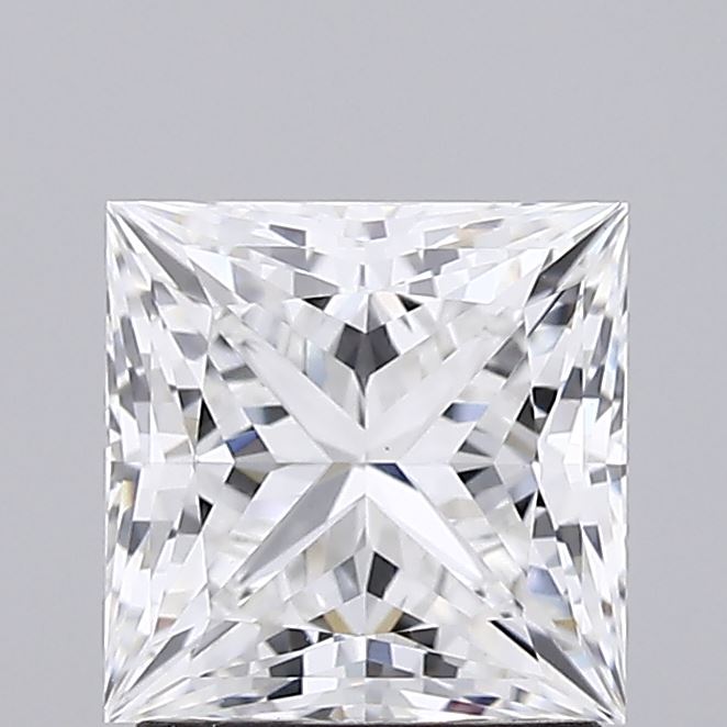 Lab-Grown 1.82 Carat Princess Cut Diamond color E Clarity VS1 With GIA Certificate, precious stones, engagement diamonds