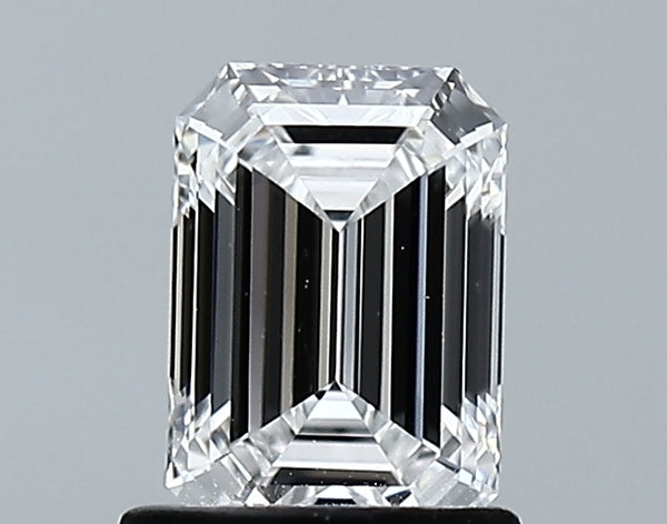 Lab-Grown 1.00 Carat Emerald Cut Diamond color D Clarity VVS2 With GIA Certificate, precious stones, engagement diamonds