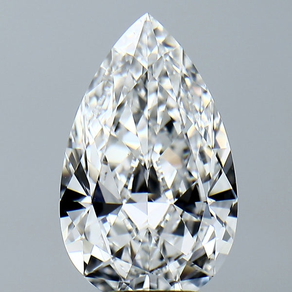 Lab-Grown 4.13 Carat Pear Shape Diamond color E Clarity VS1, precious stones, engagement diamonds