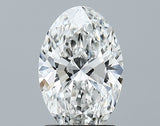 Lab-Grown 1.34 Carat Oval Shape Diamond color E Clarity VVS1, precious stones, engagement diamonds