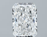 Lab-Grown 3.74 Carat Radiant Cut Diamond color E Clarity VVS1 With GIA Certificate, precious stones, engagement diamonds