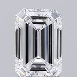 Lab-Grown 1.73 Carat Emerald Cut Diamond color D Clarity VVS2 With GIA Certificate, precious stones, engagement diamonds